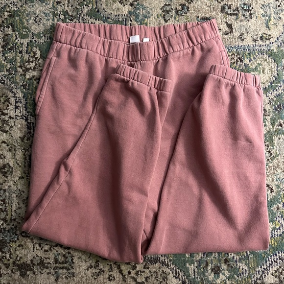 GAP Tops - GAP Mauve Sweatpant and Crewneck Set